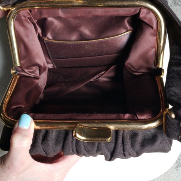 Davis Brown Velvet Purse - Picture 4 of 5